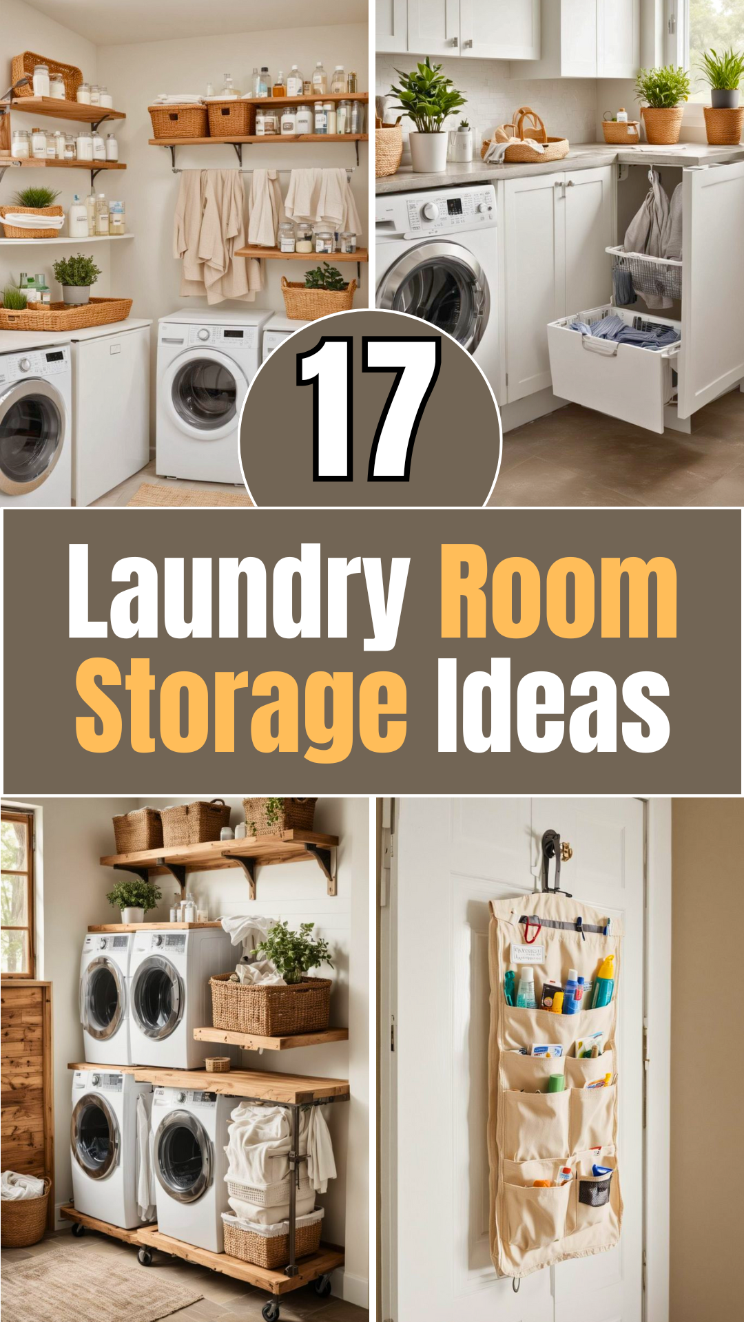17 Laundry Room Storage Ideas – The DIY Desire